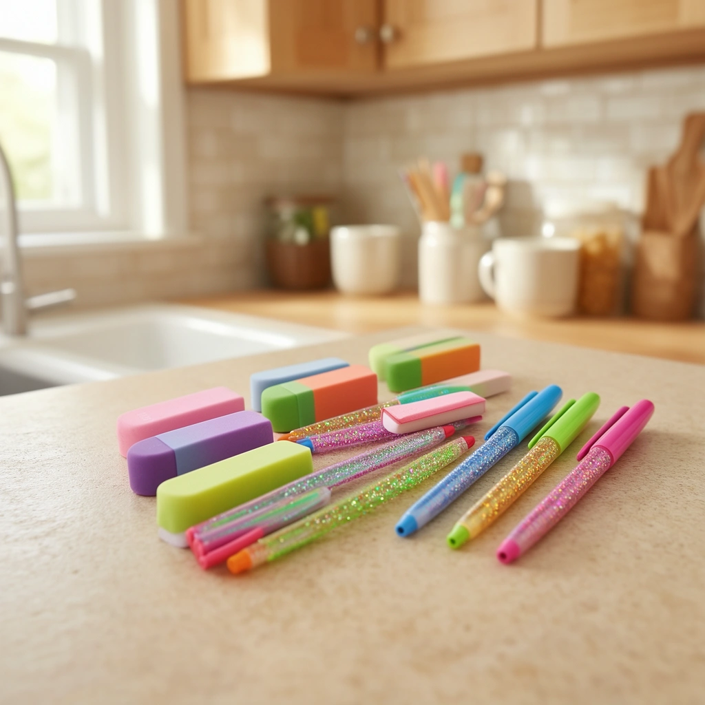5. Scented Erasers and Fun Stationery Set
