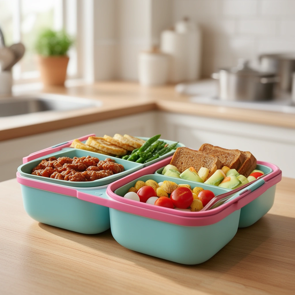 6. Lunch Box With Compartments