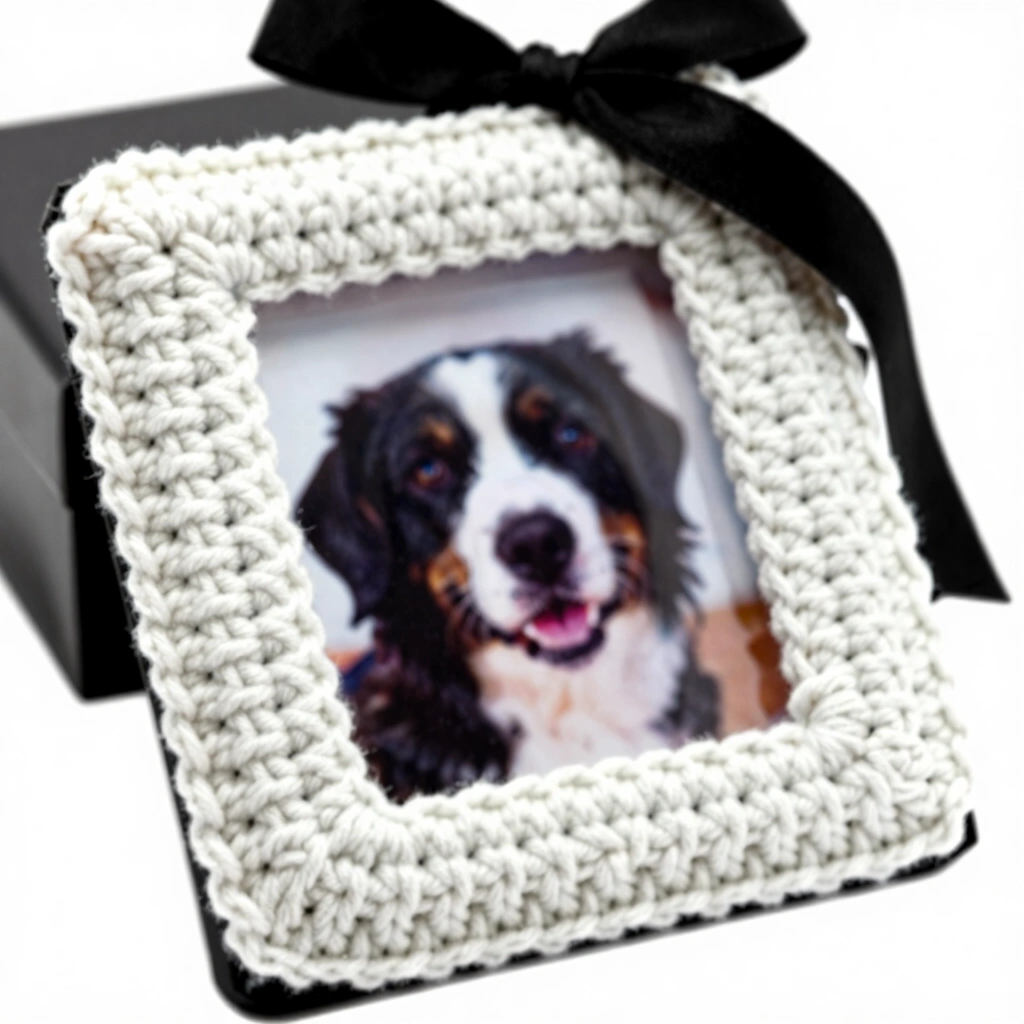 9. Crochet Photo Frame