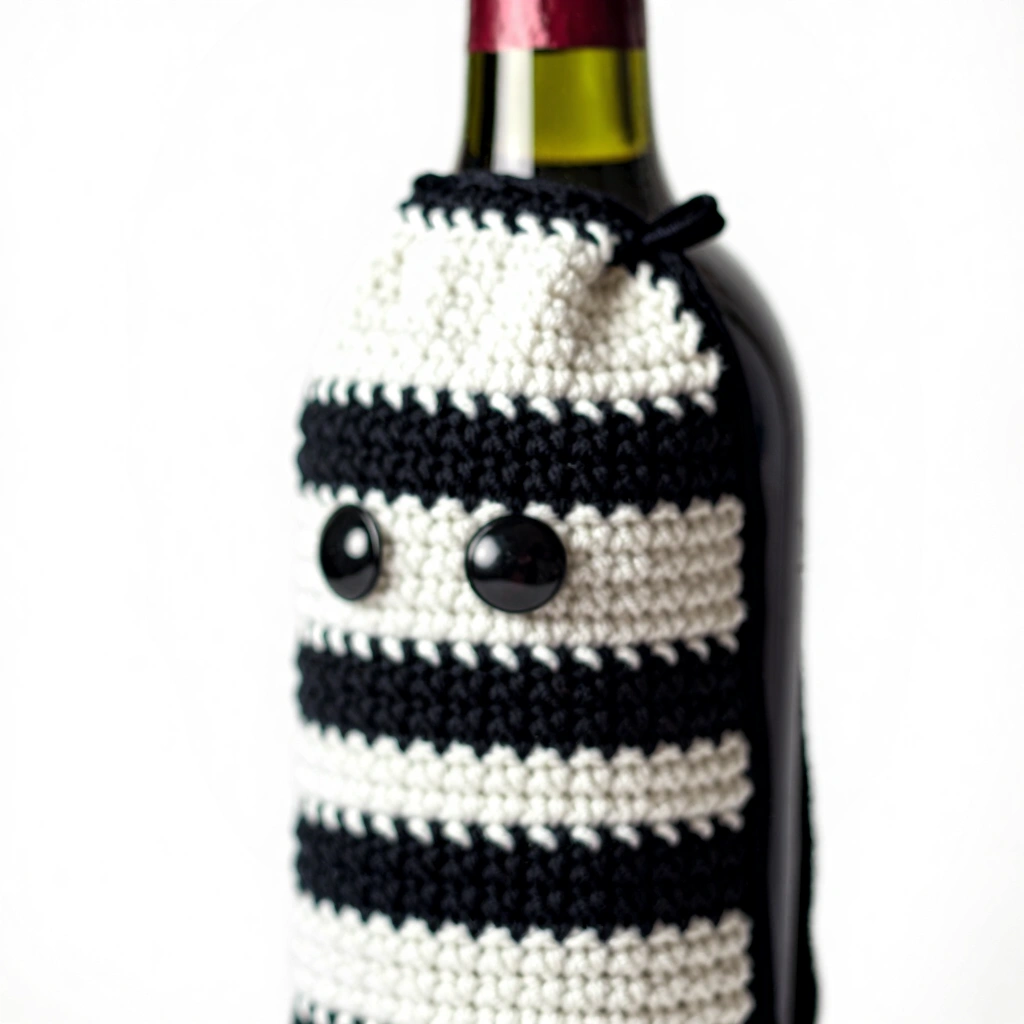 15. Crochet Wine Bottle Cover