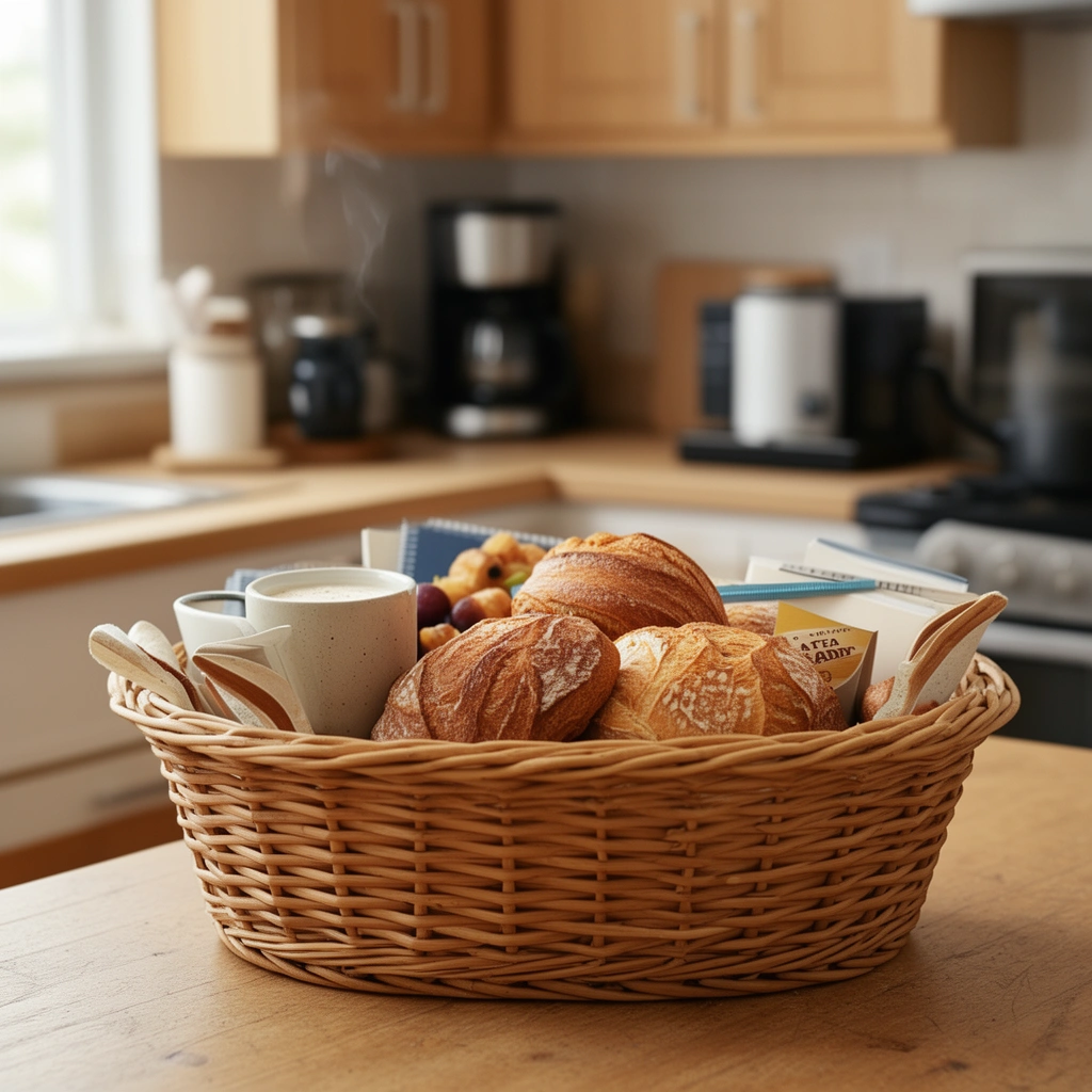 14. Coffee or Tea Study Basket