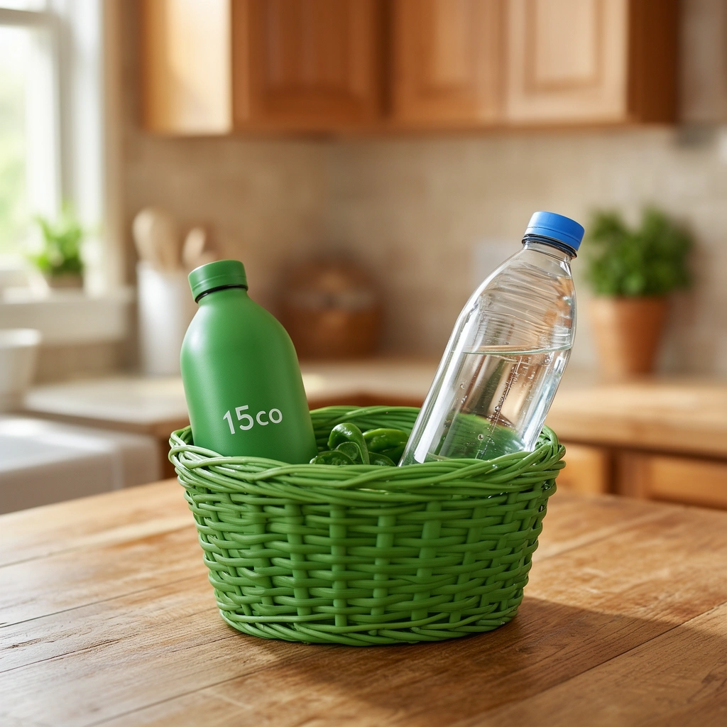 15. Eco-Friendly Green Basket