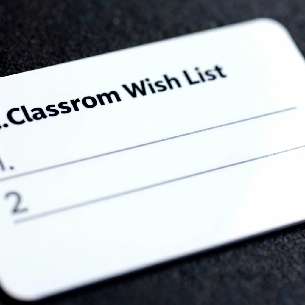 2. Classroom Wish List Gift Card