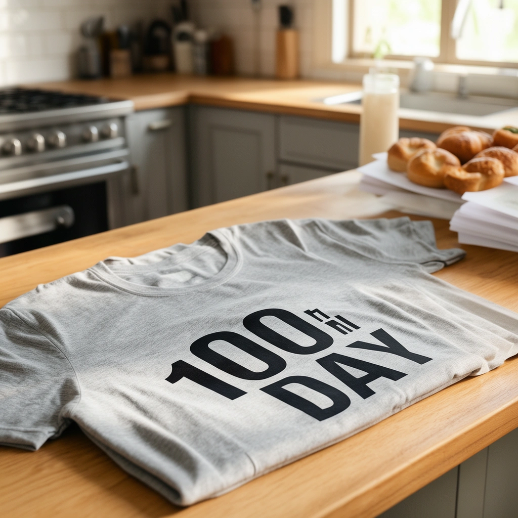 5. Personalized 100th Day T-Shirts