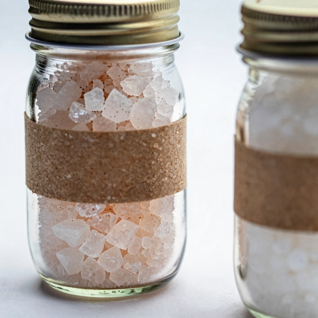 2. DIY Bath Salt Jars