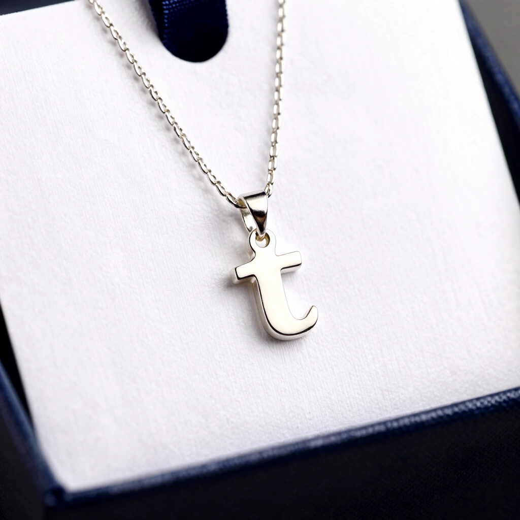 10. Custom Apple Or Initial Necklace