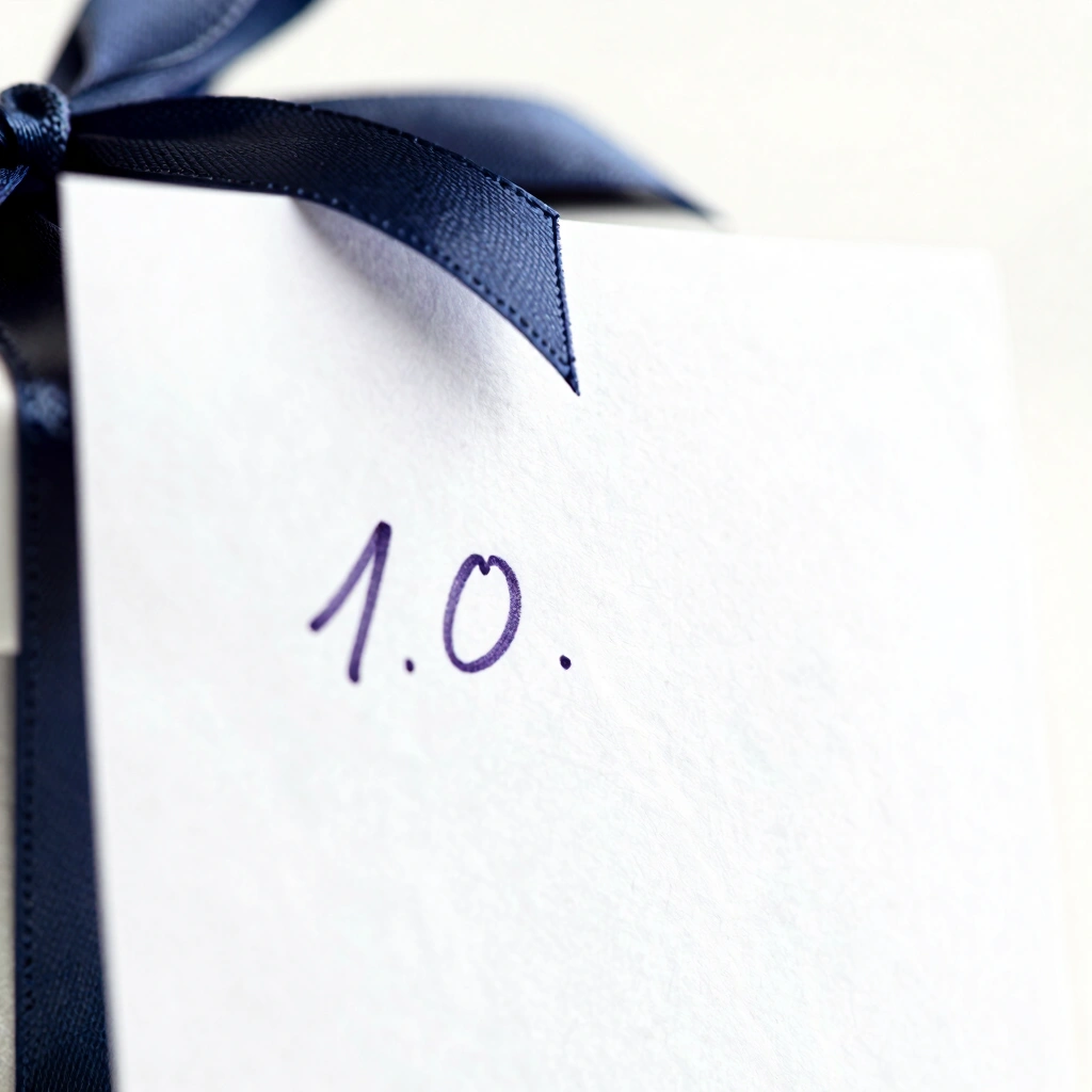12. Handwritten Note With A Small Gift