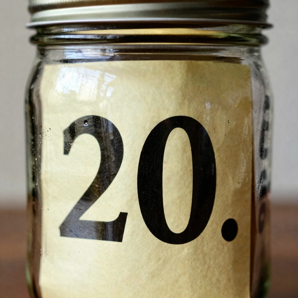 20. Letter Jar for the Year Ahead