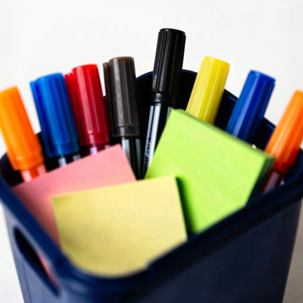 9. Classroom Supply Gift Basket