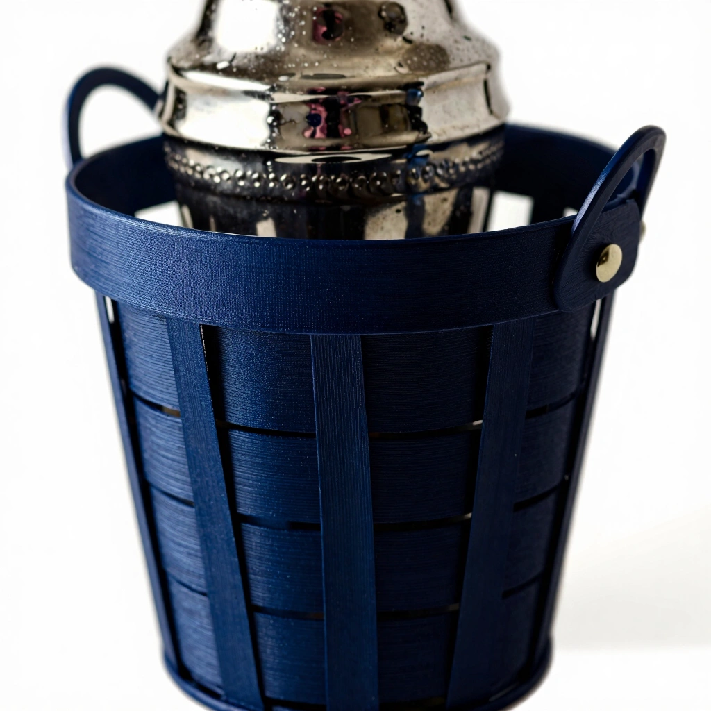 12. DIY Home Bar Basket