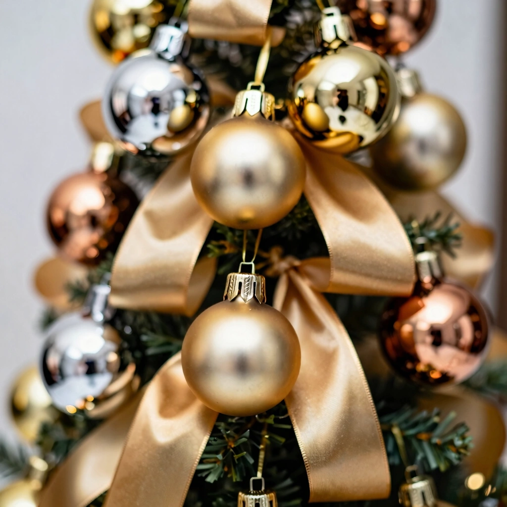 9. Glam Metallic Tree