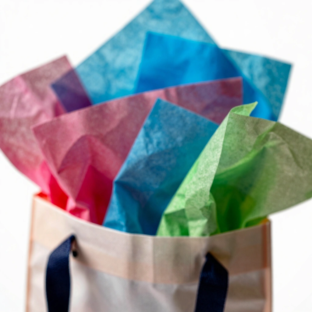 9. Reusable Gift Bags With Tissue Paper