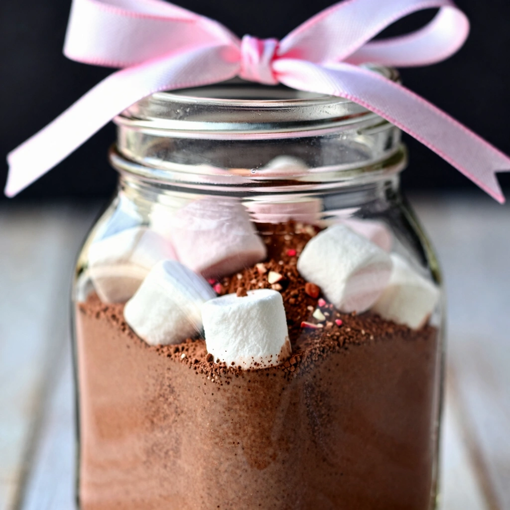 1. DIY Mason Jar Hot Cocoa Kit