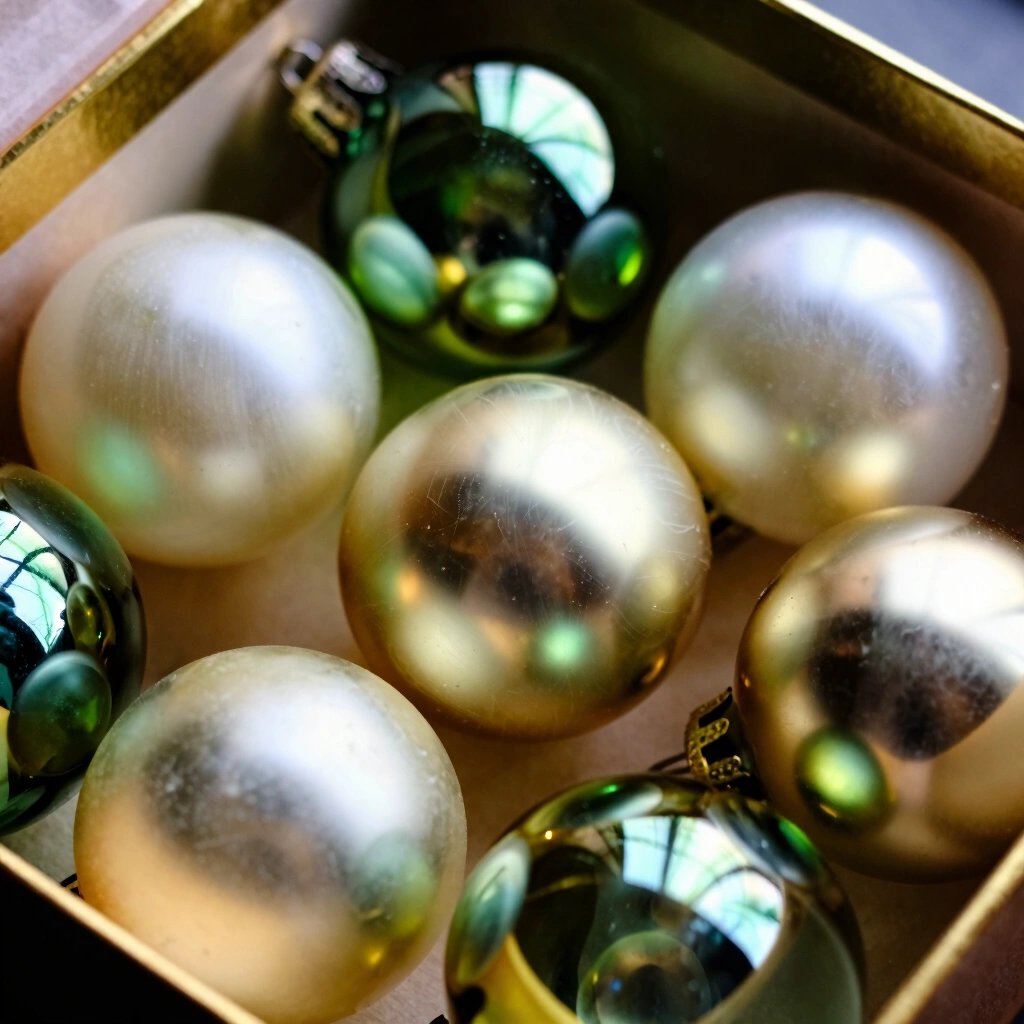 7. Vintage-Inspired Glass Baubles