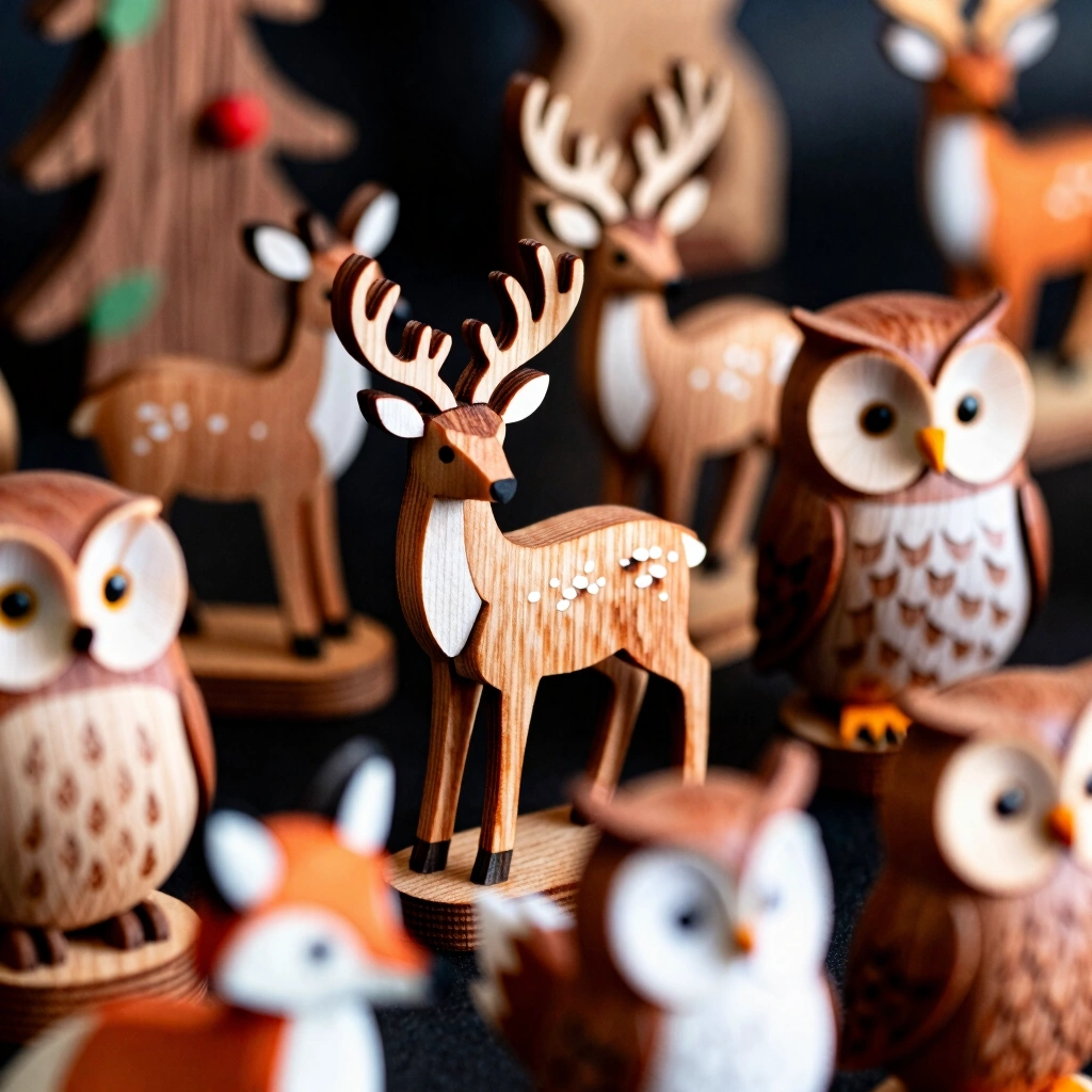 11. Woodland Animal Ornaments