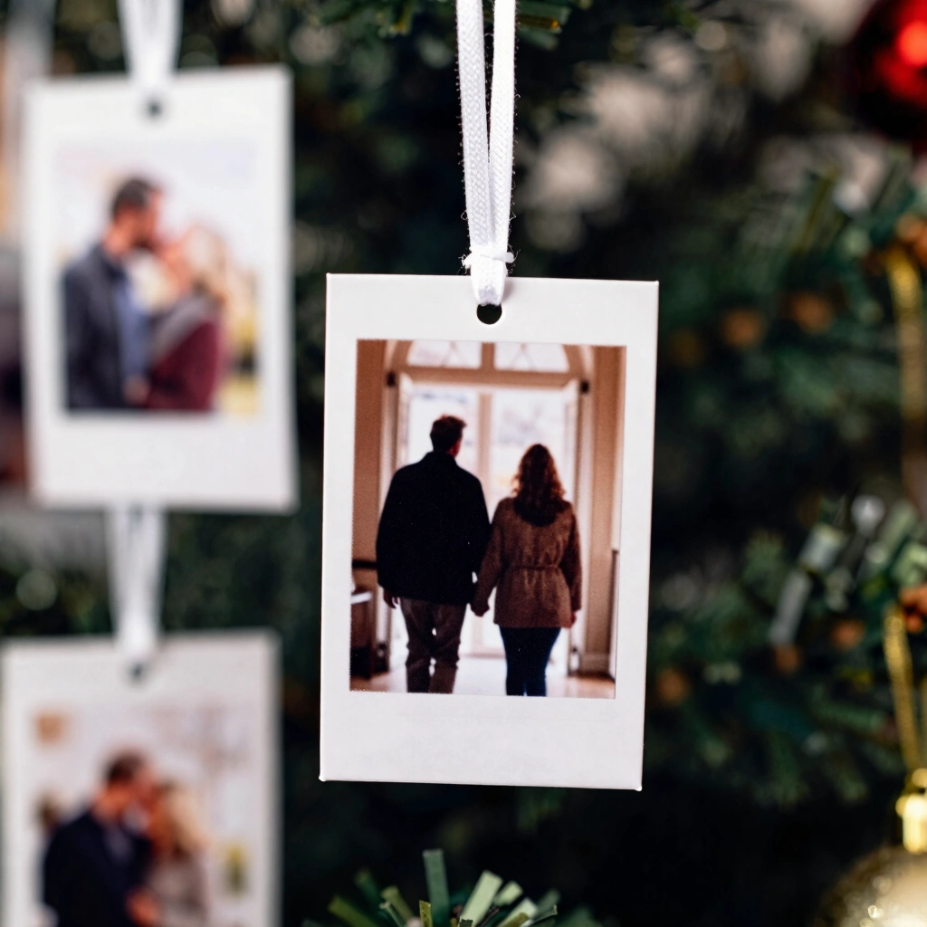 14. DIY Photo Ornaments
