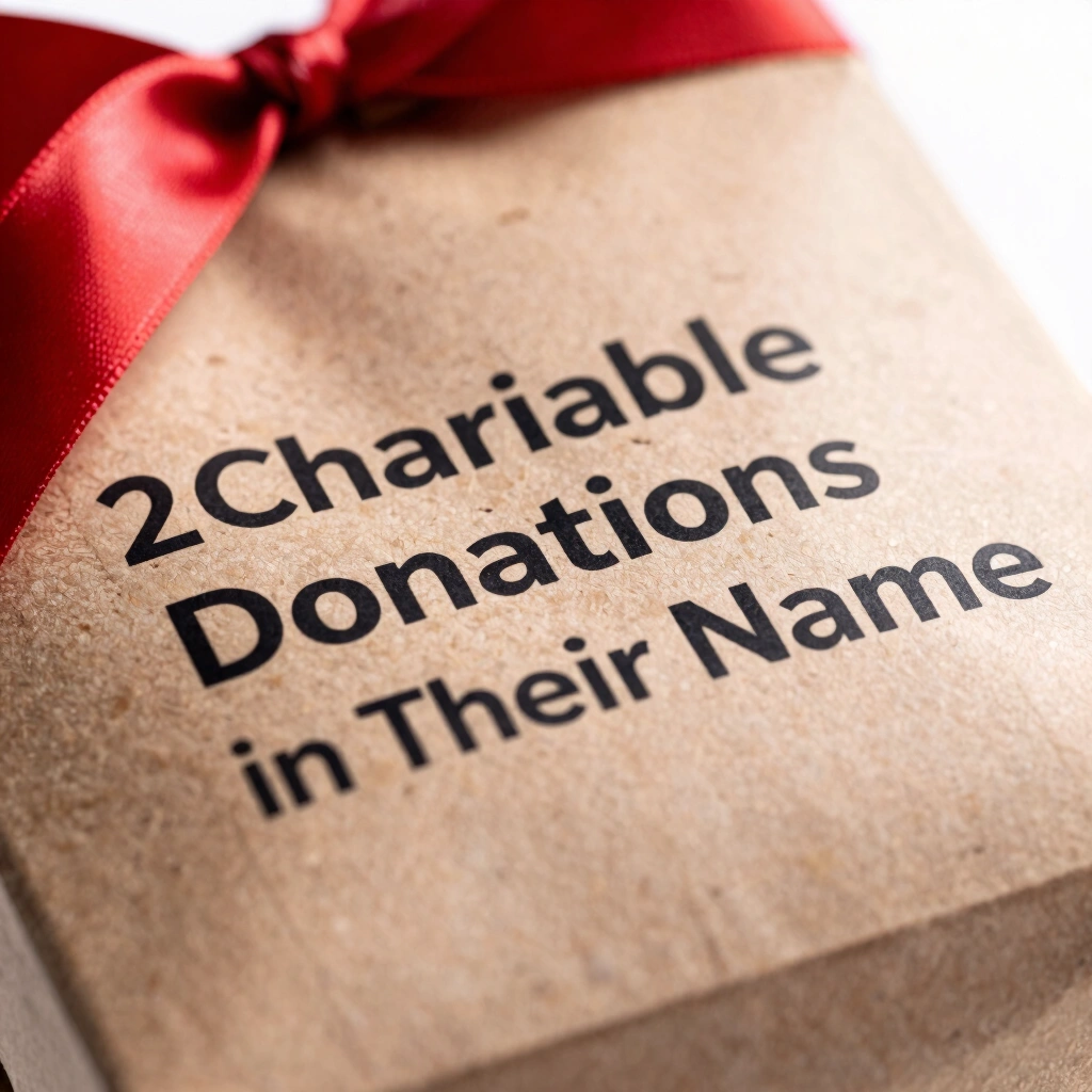 2. Charitable Donations in Their Name