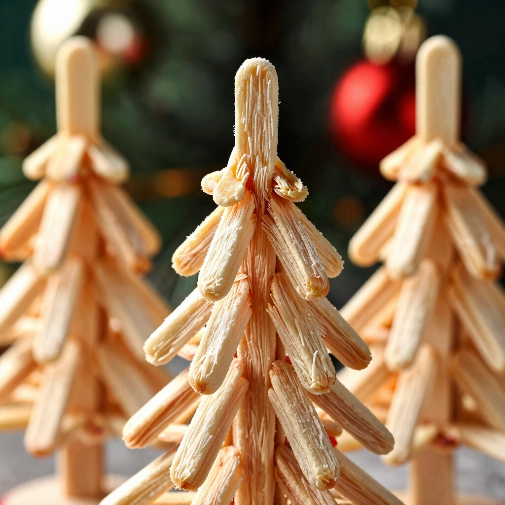 3. Popsicle Stick Christmas Trees