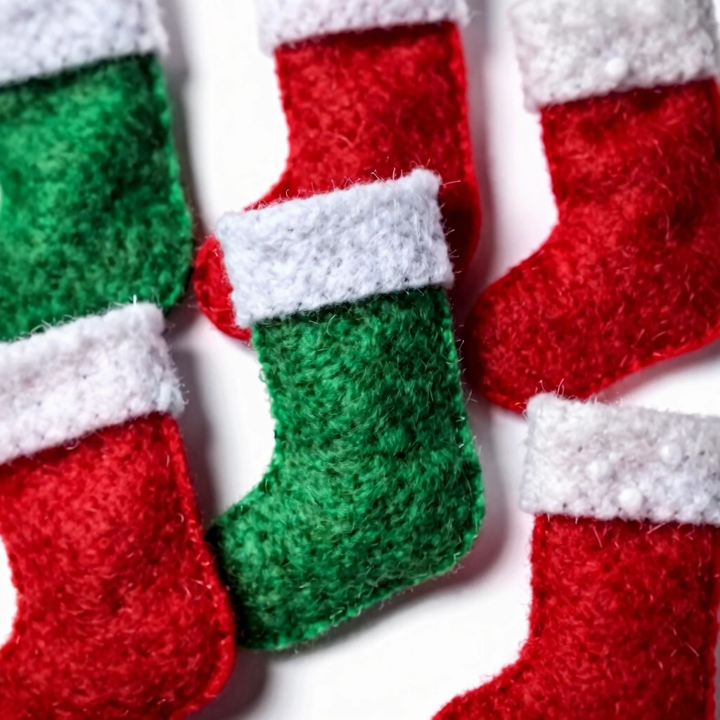 7. Felt Christmas Stockings
