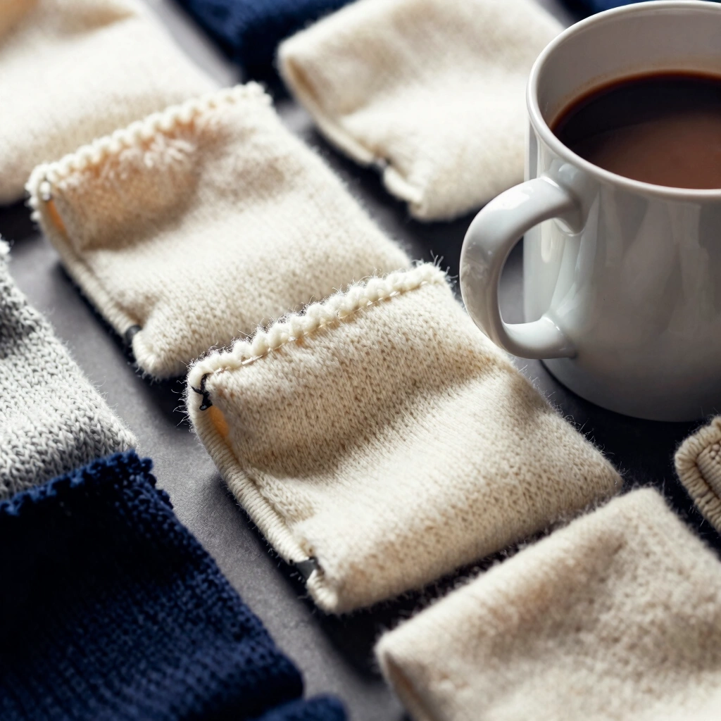 19. Recycled Sweater Mug Cozies