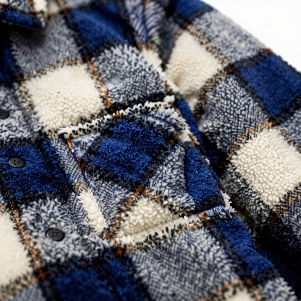6. Cozy Flannel or Sherpa Jacket