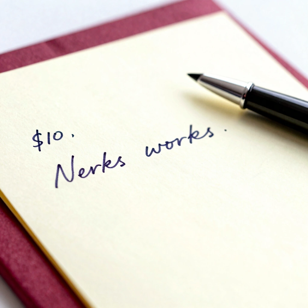 4. Handwritten Note With a Small Gift