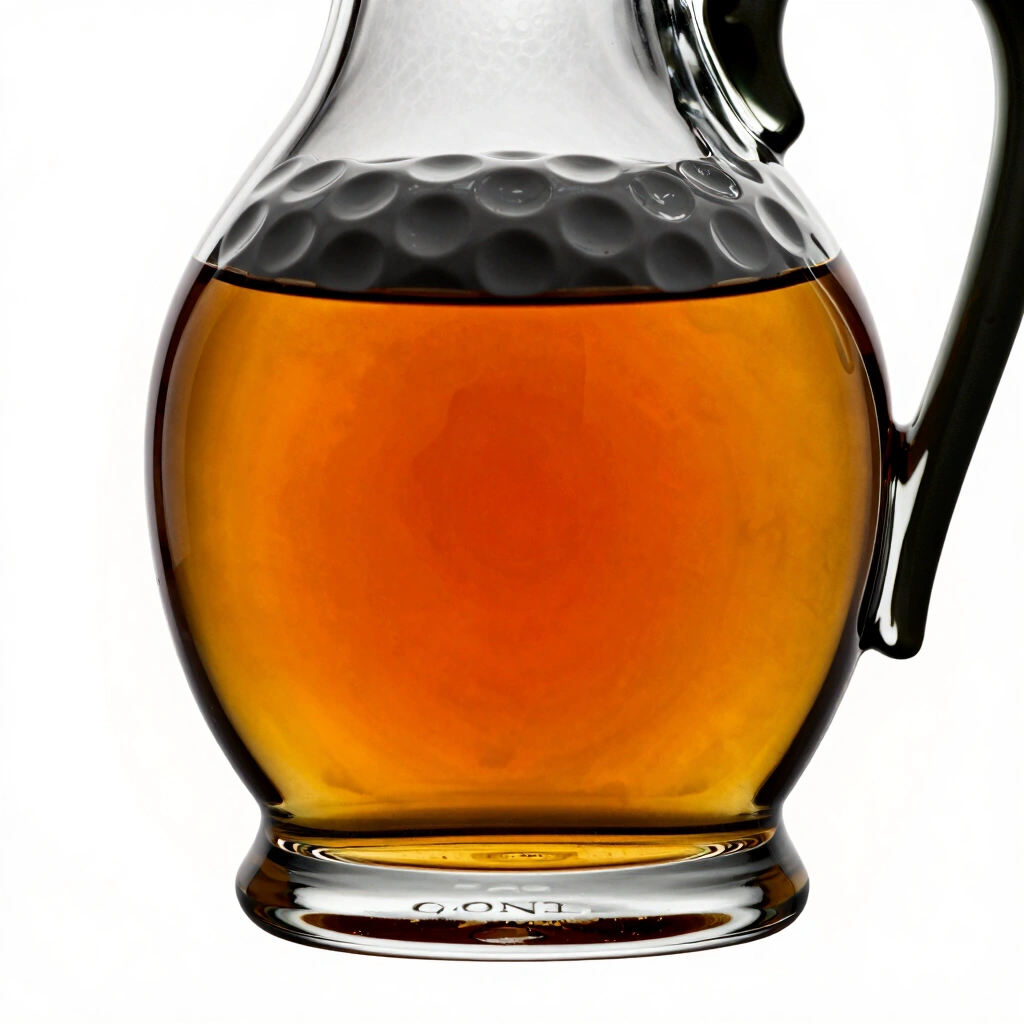 10. Custom Whiskey Decanter with Golf Design