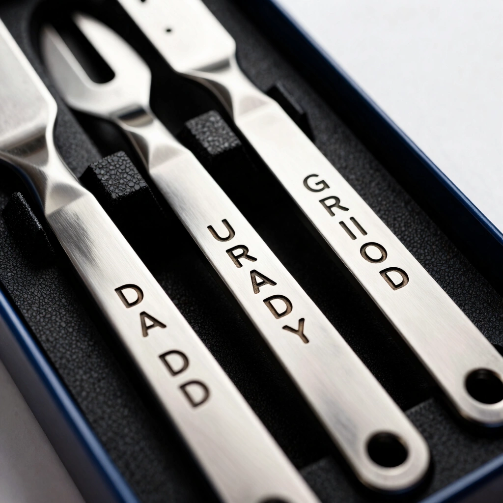3. Custom Engraved Grilling Tool Set