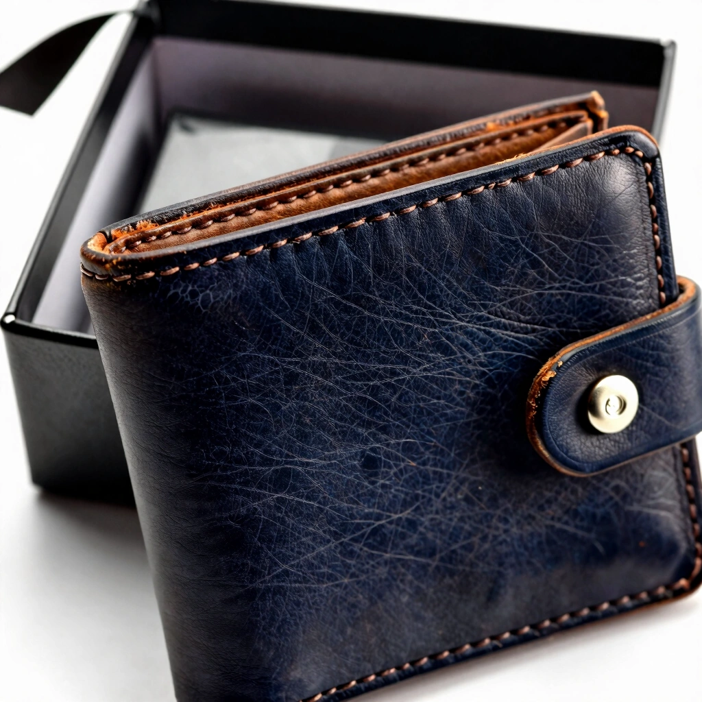 4. Genuine Leather Wallet
