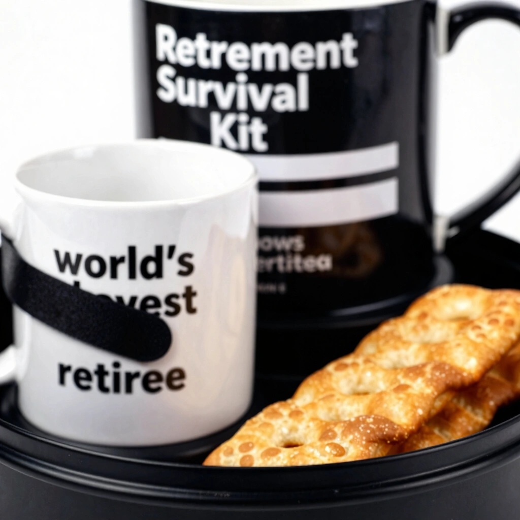 12. Funny "Retirement Survival Kit"