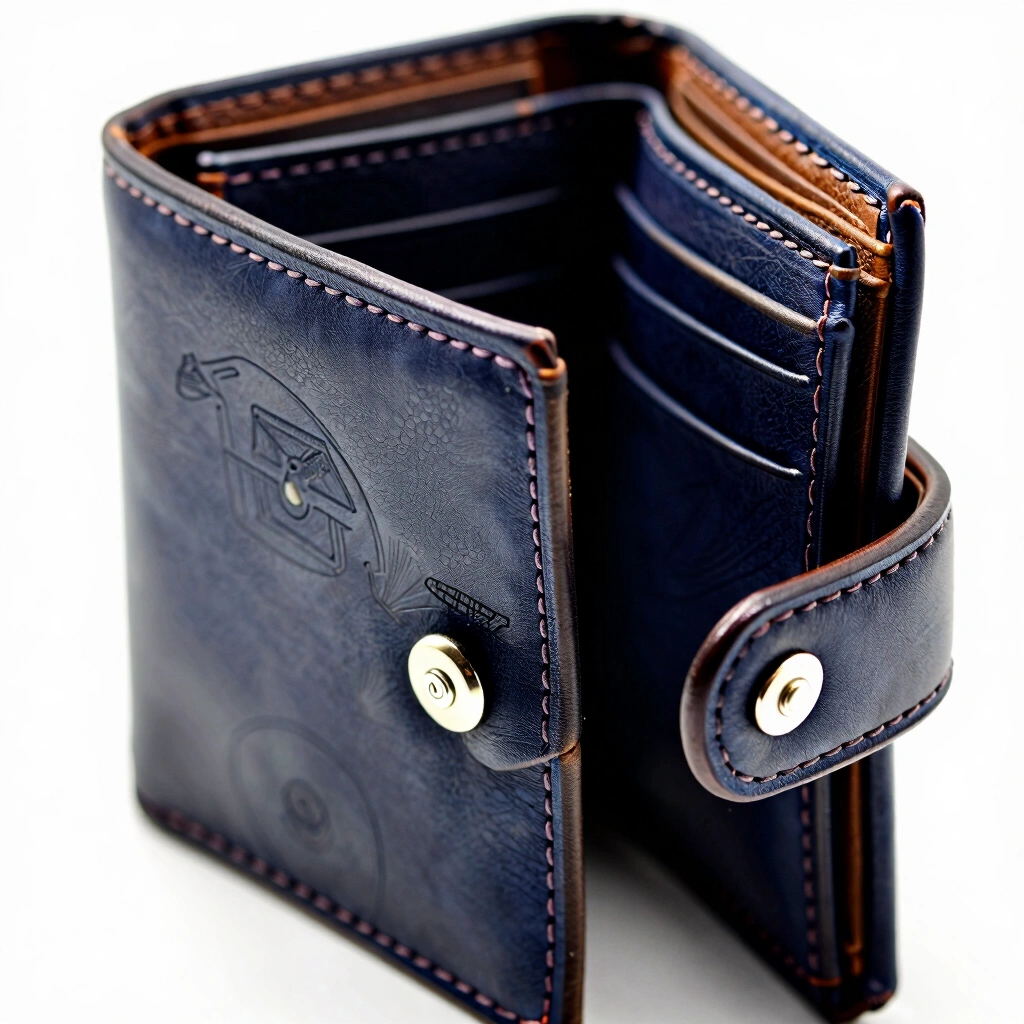 2. Engraved Leather Wallet
