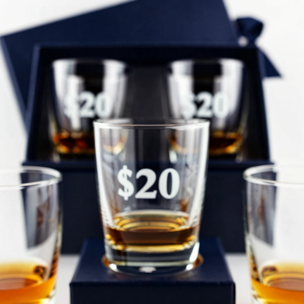 15. Personalized Whiskey or Beer Glass Set