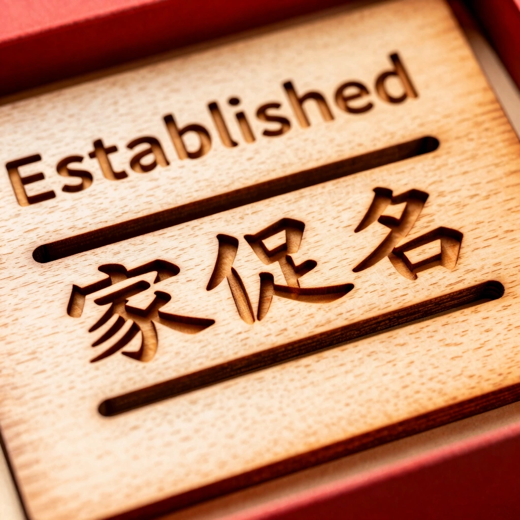 3. "Established" Family Name Sign