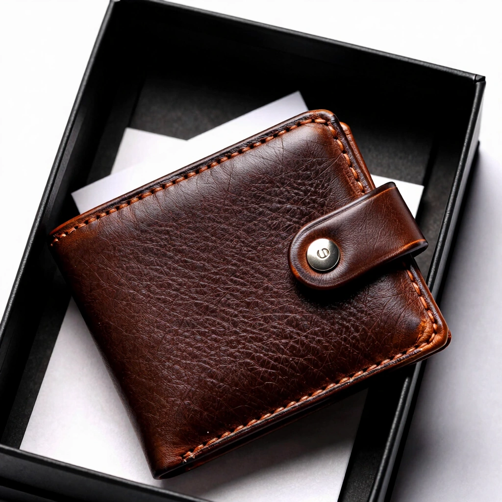 9. Personalized Leather Wallet