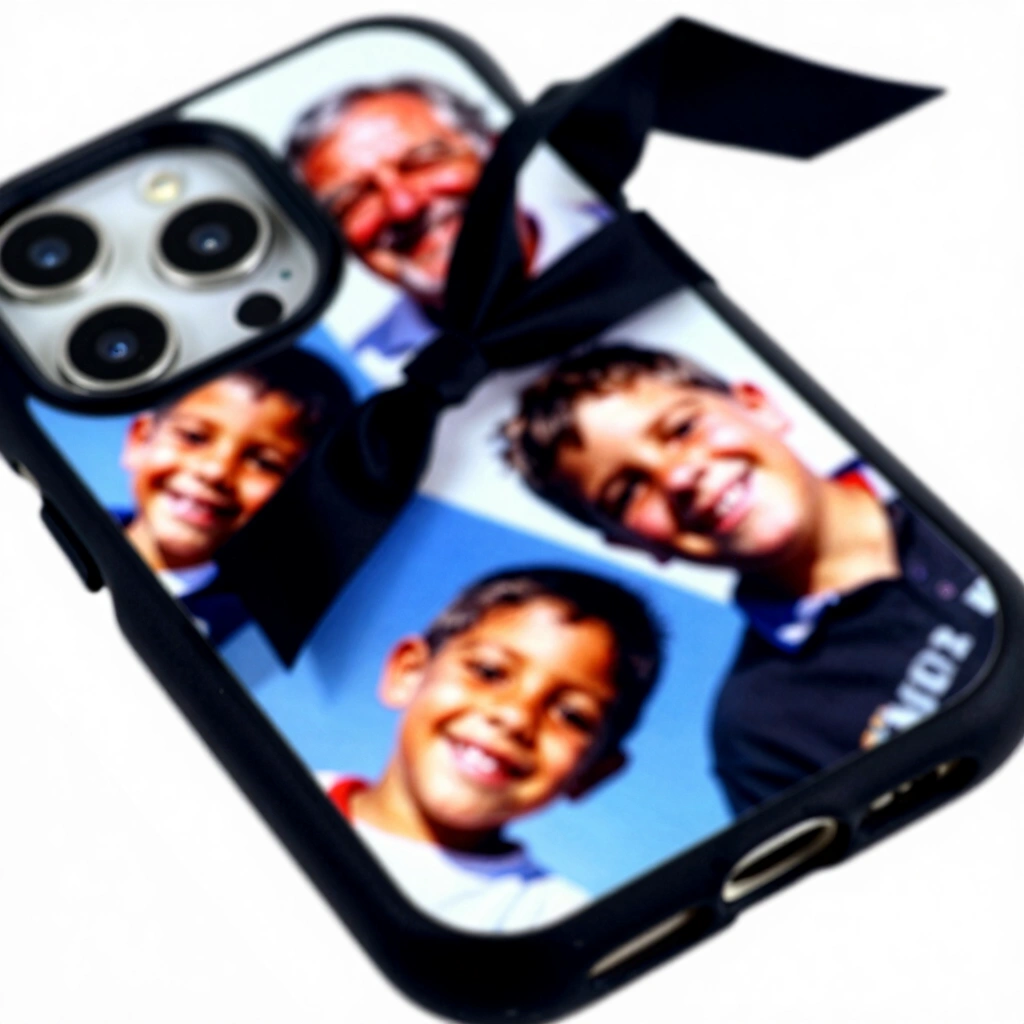 14. Phone Case With Grandkids' Photos