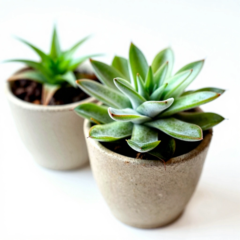 2. DIY Desk Plant With a Custom Pot