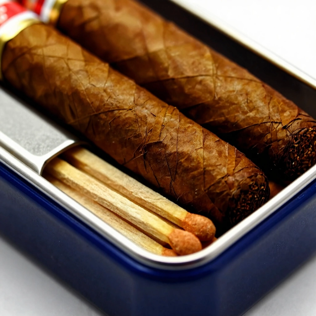 13. Cigar & Matches Jar