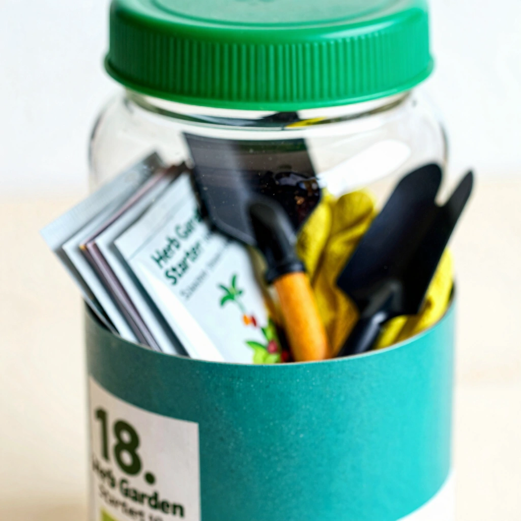 18. Herb Garden Starter Jar