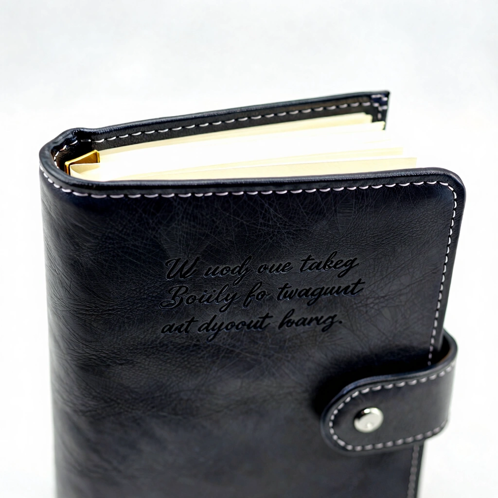 8. Engraved Leather Journal