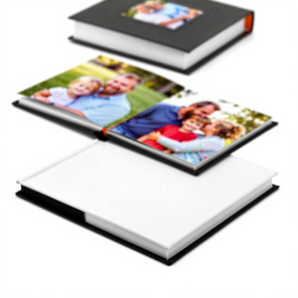 4. Custom Photo Book of Family Memories
