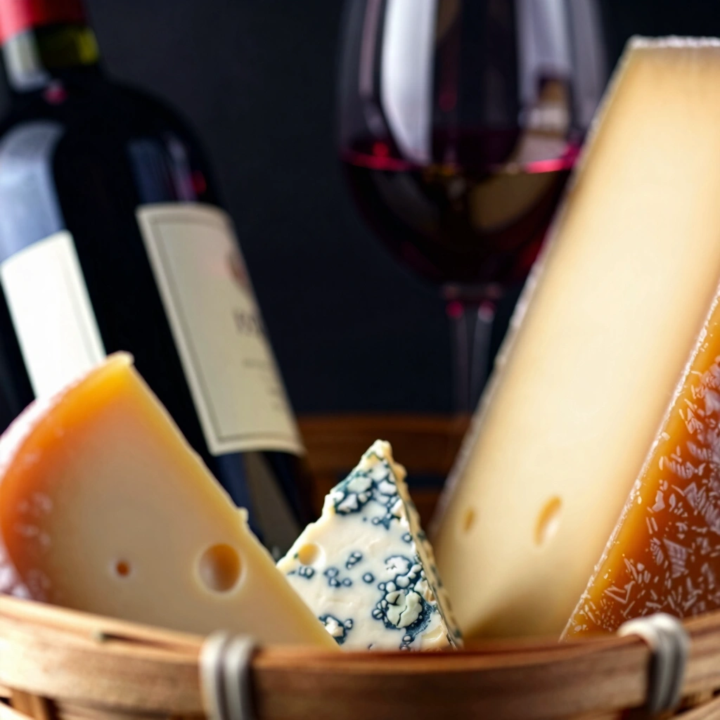 5. Wine and Cheese Basket