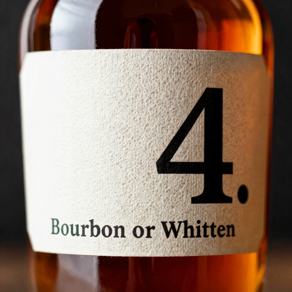 14. Custom Bourbon or Whiskey Bottle Label