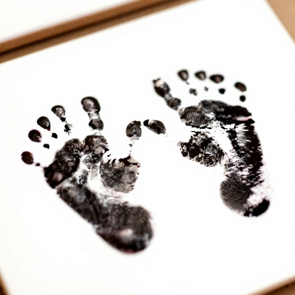 10. Baby Handprint or Footprint Kit