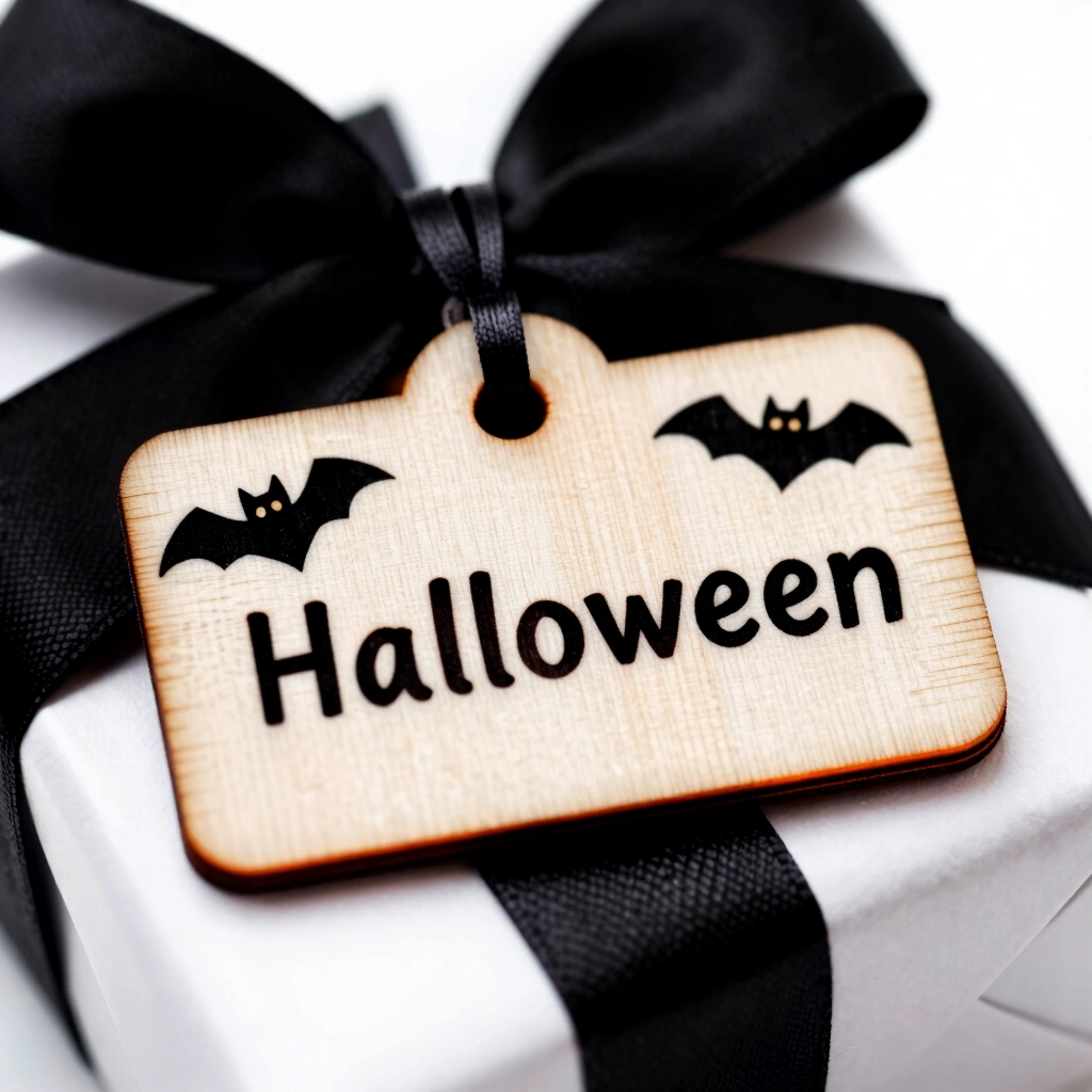 18. Personalized Halloween Name Tag Or Ornament
