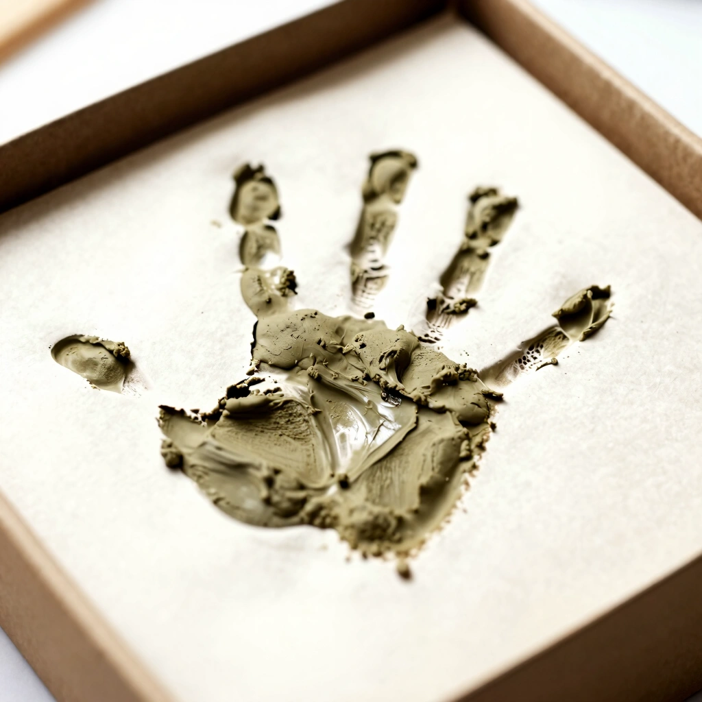 1. Handprint or Footprint Art