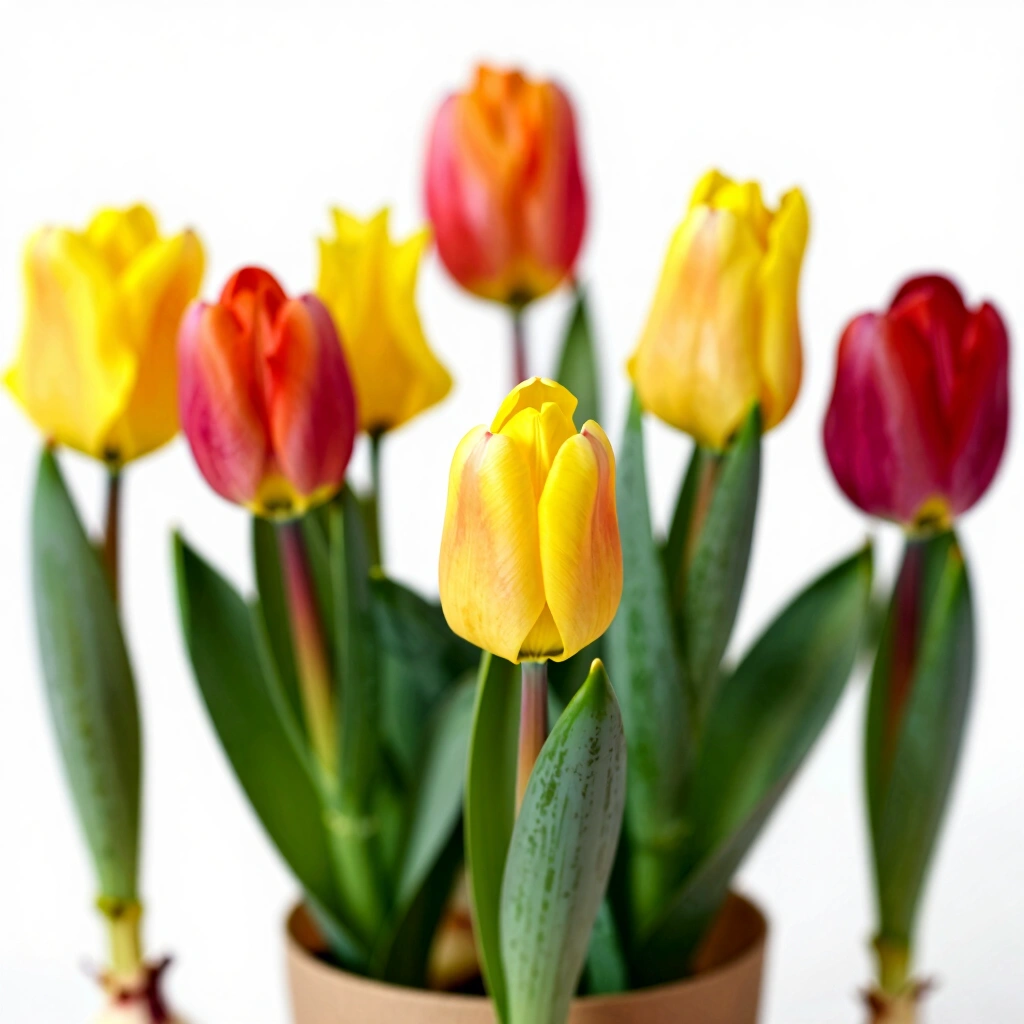 9. Desk Plants With Spring Blooms