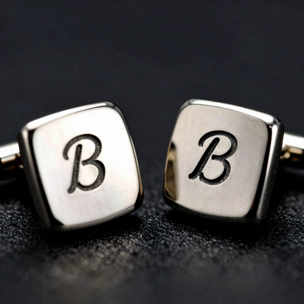 2. Engraved Cufflinks or Watch