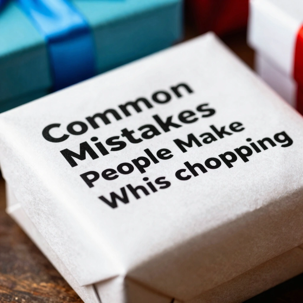 Common Mistakes People Make When Gift Shopping
