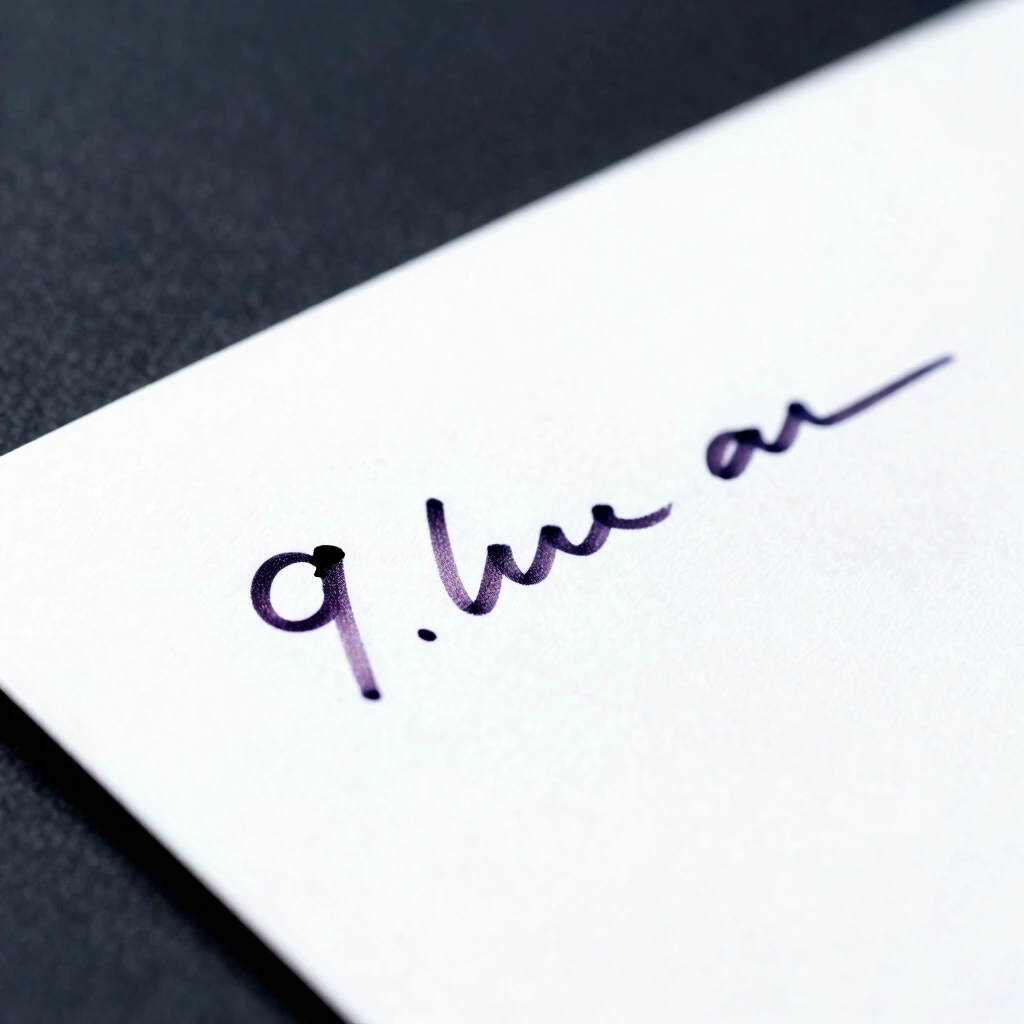 9. Handwritten Card From The Team