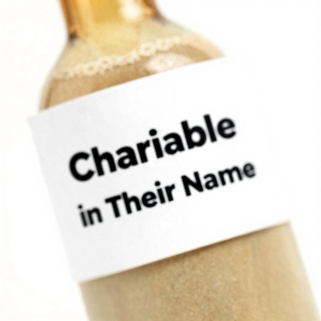 14. Charitable Donation in Their Name